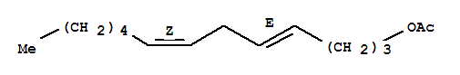 4,7-Tridecadien-1-ol,1-acetate, (4E,7Z)-