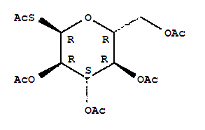 a-D-Glucopyranose, 1-thio-,1,2,3,4,6-pentaacetate