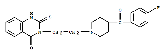 4(1H)-Quinazolinone,3-[2-[4-(4-fluorobenzoyl)-1-piperidinyl]ethyl]-2,3-dihydro-2-thioxo-