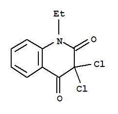 2,4(1H,3H)-Quinolinedione,3,3-dichloro-1-ethyl-