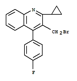 2-cyclopropyl-3-（bromomethyl）-4-(4-fluorophenyl)-Quinoline