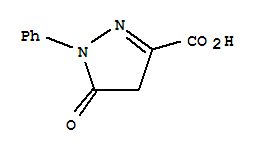1H-Pyrazole-3-carboxylicacid, 4,5-dihydro-5-oxo-1-phenyl-