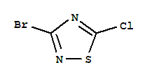 1,2,4-Thiadiazole,3-bromo-5-chloro-