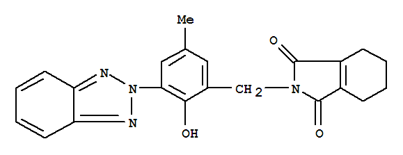 1H-Isoindole-1,3(2H)-dione,2-[[3-(2H-benzotriazol-2-yl)-2-hydroxy-5-methylphenyl]methyl]-4,5,6,7-tetrahydro-