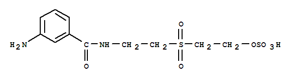 Benzamide,3-amino-N-[2-[[2-(sulfooxy)ethyl]sulfonyl]ethyl]-