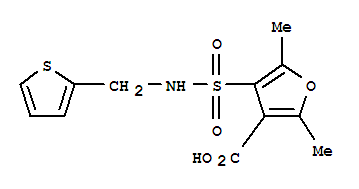 3-Furancarboxylic acid,2,5-dimethyl-4-[[(2-thienylmethyl)amino]sulfonyl]-