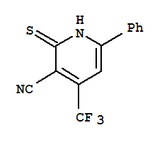 3-Pyridinecarbonitrile,1,2-dihydro-6-phenyl-2-thioxo-4-(trifluoromethyl)-  