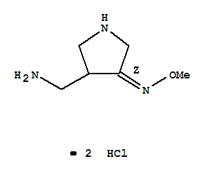(3Z)-4-(AMINOMETHYL)PYRROLIDIN-3-ONE O-METHYLOXIME DIHYDROCHLORIDE  
