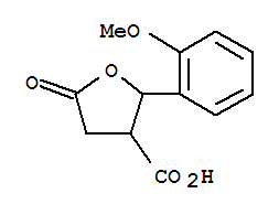 2-(2-甲氧基苯基)-5-氧代四氫呋喃-3-羧酸