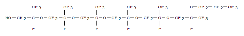 3,6,9,12,15,18-Hexaoxaheneicosan-1-ol,2,4,4,5,7,7,8,10,10,11,13,13,14,16,16,17,19,19,20,20,21,21,21-tricosafluoro-2,5,8,11,14,17-hexakis(trifluoromethyl)-