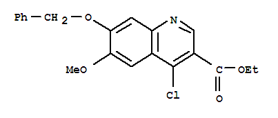 3-Quinolinecarboxylic acid, 4-chloro-6-methoxy-7-(...