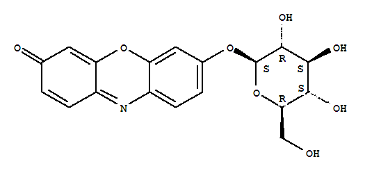 7-[(2S,3R,4S,5S,6R)-3,4,5-trihydroxy-6-(hydroxymethyl)oxan-2-yl]oxyphenoxazin-3-one