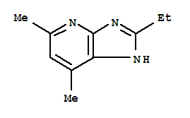 1H-IMIDAZO[4,5-B]PYRIDINE, 2-ETHYL-5,7-DIMETHYL-