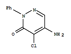 3(2H)-Pyridazinone,5-amino-4-chloro-2-phenyl-