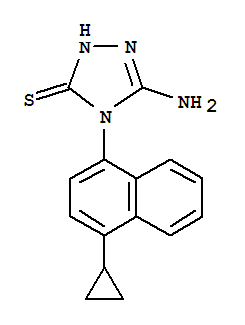 5-Amino-4-(4-Cyclopropyl-1-Naphthalenyl)-2,4-Dihydro-3H-1,2,4-Triazole-3-Thione