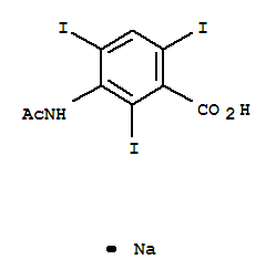 3-Acetamido-2,4,6-triiodobenzoic acid sodium salt
