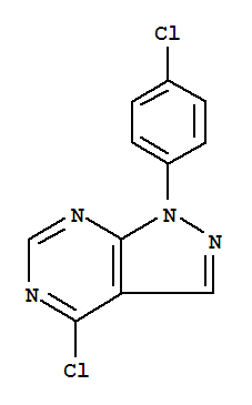1H-Pyrazolo[3,4-d]pyrimidine,4-chloro-1-(4-chlorophenyl)-