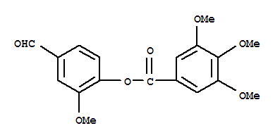 4-FORMYL-2-METHOXYPHENYL 3,4,5-TRIMETHOXYBENZOATE
