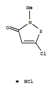 3(2H)-Isothiazolone,5-chloro-2-methyl-, hydrochloride (1:1)