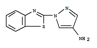 1H-Pyrazol-4-amine,1-(2-benzothiazolyl)-