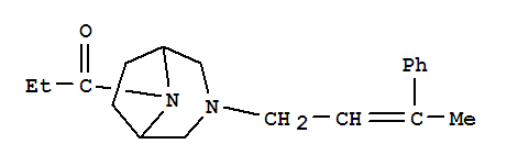 1-Propanone,1-[3-(3-phenyl-2-buten-1-yl)-3,8-diazabicyclo[3.2.1]oct-8-yl]-