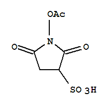 1-Acetyloxy-2,5-dioxopyrrolidine-3-sulfonic acid