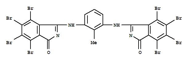 1H-Isoindol-1-one,3,3'-[(2-methyl-1,3-phenylene)diimino]bis[4,5,6,7-tetrabromo- (9CI)