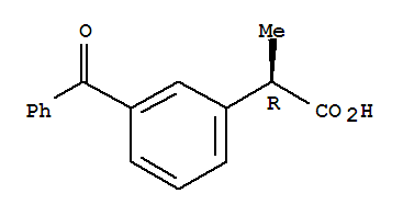Benzeneacetic acid,3-benzoyl-a-methyl-, (aR)-