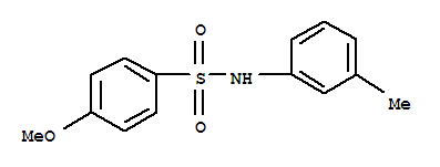 Benzenesulfonamide,4-methoxy-N-(3-methylphenyl)-