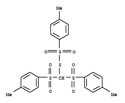 Benzenesulfonothioicacid, 4-methyl-, S-[bis[(4-methylphenyl)sulfonyl]methyl] ester