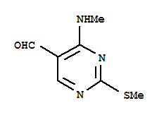 4-(methylamino)-2-methylsulfanylpyrimidine-5-carbaldehyde
