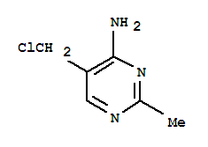 4-Pyrimidinamine,5-(chloromethyl)-2-methyl-
