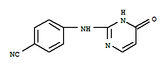 4-[(4-Hydroxy-2-pyrimidinyl)amino]benzonitrile