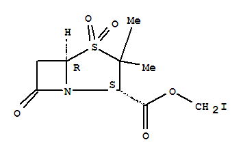 4-Thia-1-azabicyclo[3.2.0]heptane-2-carboxylicacid, 3,3-dimethyl-7-oxo-, iodomethyl ester, 4,4-dioxide, (2S,5R)-  