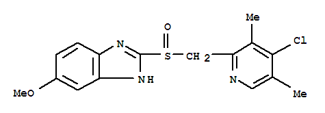 2-[(4-chloro-3,5-dimethylpyridin-2-yl)methylsulfinyl]-6-methoxy-1H-benzimidazole