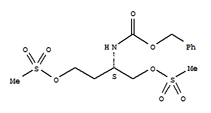 (S)-2-Benzyloxycarbonylamino-1,4-bis(methanesulfonyloxy)butane  
