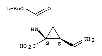 CYCLOPROPANECARBOXYLIC ACID, 1-[[(1,1-DIMETHYLETHOXY)CARBONYL]AMINO]-2-ETHENYL-, (1S,2S)-