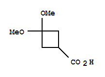 Cyclobutanecarboxylic Acid, 3,3-Dimethoxy-