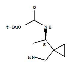 Carbamic acid, (7S)-5-azaspiro[2.4]hept-7-yl-, 1,1-dimethylethyl ester  