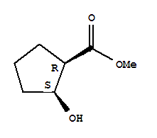 Cyclopentanecarboxylicacid, 2-hydroxy-, methyl ester, (1R,2S)-rel-