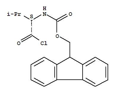 9H-fluoren-9-ylmethyl N-[(2S)-1-chloro-3-methyl-1-oxobutan-2-yl]carbamate