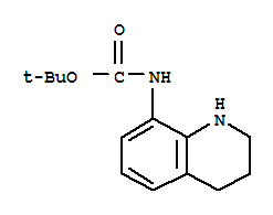 Carbamic acid,(1,2,3,4-tetrahydro-8-quinolinyl)-, 1,1-dimethylethyl ester (9CI)