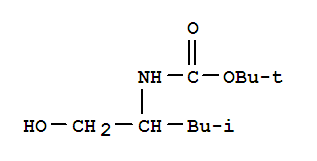 Carbamic acid, N-[1-(hydroxymethyl)-3-methylbutyl]-,1,1-dimethylethyl ester