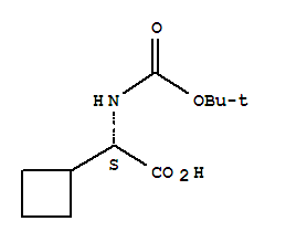 Cyclobutaneacetic acid,a-[[(1,1-dimethylethoxy)carbonyl]amino]-,(S)- (9CI)