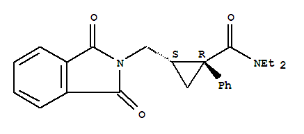 cis-2-[(1,3-Dihydro-1,3-dioxo-2H-isoindol-2-yl)methyl-N,N-diethyl-1-phenylcyclopropanecarboxamide  