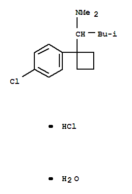 Cyclobutanemethanamine,1-(4-chlorophenyl)-N,N-dimethyl-a-(2-methylpropyl)-, hydrochloride, hydrate (1:1:1)