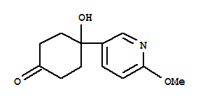 Cyclohexanone,4-hydroxy-4-(6-methoxy-3-pyridinyl)-