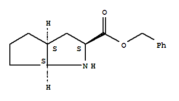 Cyclopenta[b]pyrrole-2-carboxylicacid, octahydro-, phenylmethyl ester, (2S,3aS,6aS)-