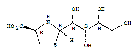 (2R,4R)-2-[(1R,2S,3R)-1,2,3,4-tetrahydroxybutyl]-1,3-thiazolidine-4-carboxylic acid