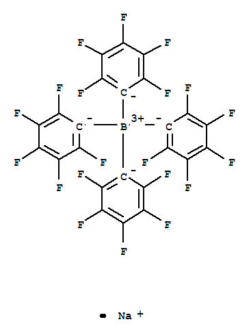 Borate(1-),tetrakis(2,3,4,5,6-pentafluorophenyl)-, sodium (1:1)